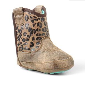 Ariat Lil Stompers Infant Cowboy Boots Leopard Print
